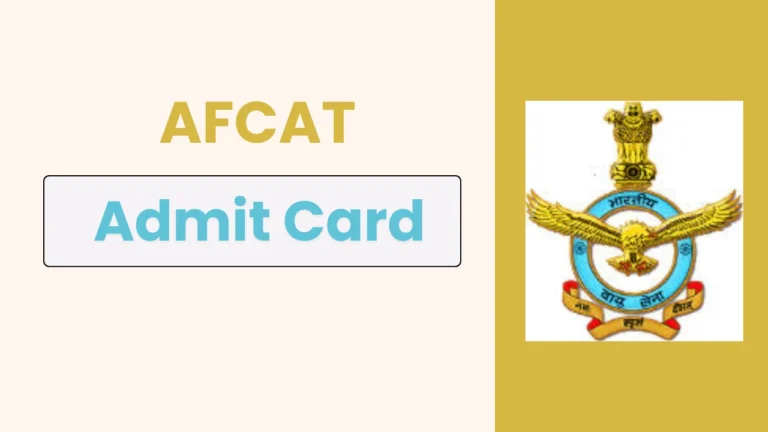 Download your AFCAT 2025 Admit Card now! Get ready for the Air Force Common Admission Test (AFCAT-01/2025) and access your hall ticket easily at afcat.cdac.in.