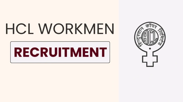 HCL Workmen Recruitment 2025 notification is out! Review eligibility, fees, and key dates before applying online.