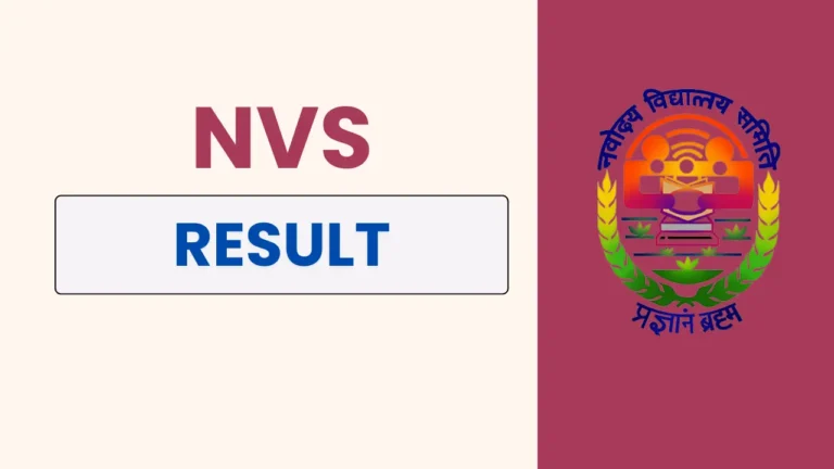 Navodaya Vidyalaya Class 6 Result 2025