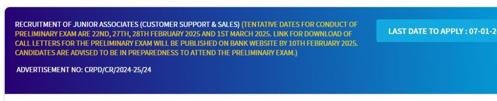 The candidates should download their SBI Clerk PET call letter and an "Acquaint yourself booklet" on on 10th February 2025 by entering their registration number and password/date of birth from the sbi.co.in website  before the exam date