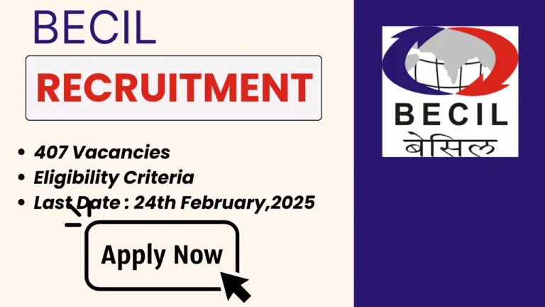 BECIL Recruitment 2025