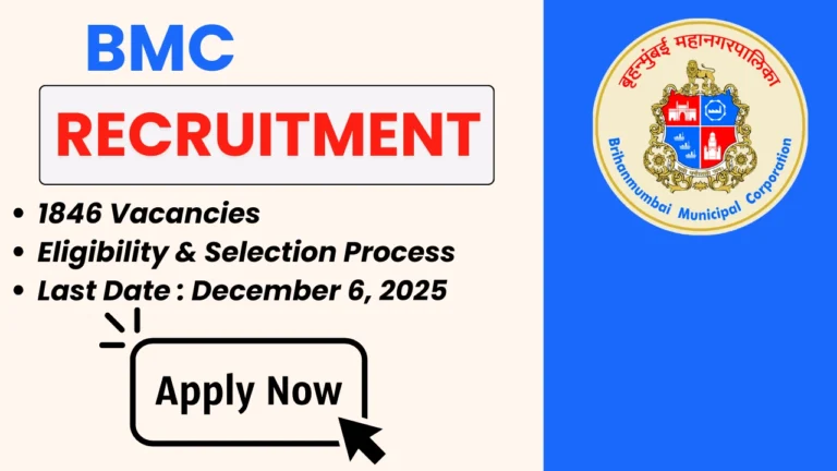 BMC Clerk Exam 2024 – Know eligibility, application steps, and exam pattern. Apply before the deadline at mcgm.gov.in.