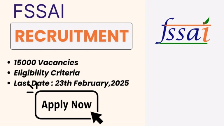 FSSAI Recruitment 2025