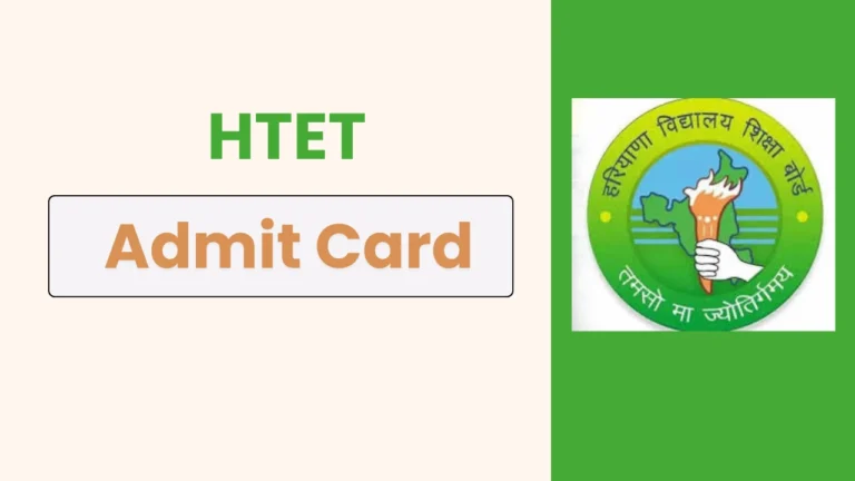 Download your HTET Admit Card 2025 for PRT, TGT, and PGT exams at bseh.org.in. Get exam details, eligibility, and TET certification valid for a lifetime.