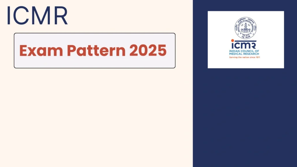 ICMR 2025 Question Paper Pattern