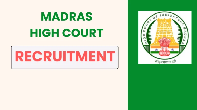 Join the Madras High Court in 2024! Check eligibility, vacancies, and application process, and apply online at mhc.tn.gov.in.