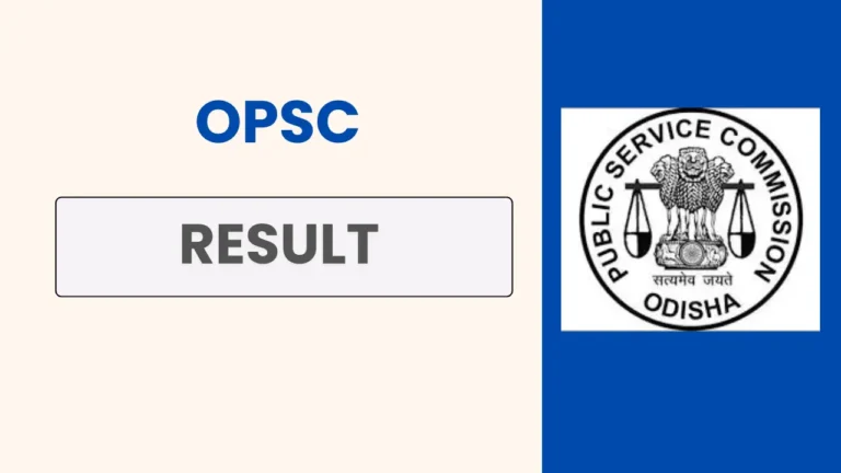 OPSC OCS Result 2025