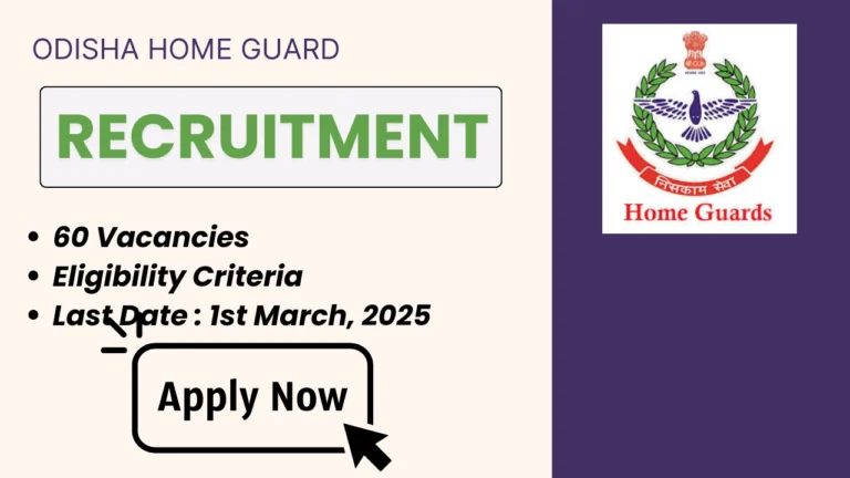 Odisha Home Guard Recruitment 2025