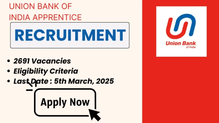 Union Bank of India Apprentice Recruitment 2025