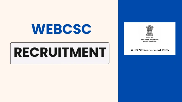 Start your banking career with WEBCSC Recruitment 2025! Explore eligibility, vacancies, and application details at webcsc.org.