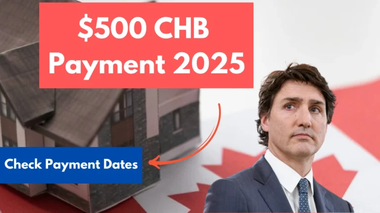 500 CHB Payment 2025