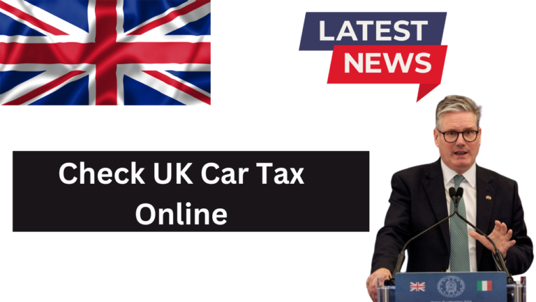 Check UK Car Tax Online