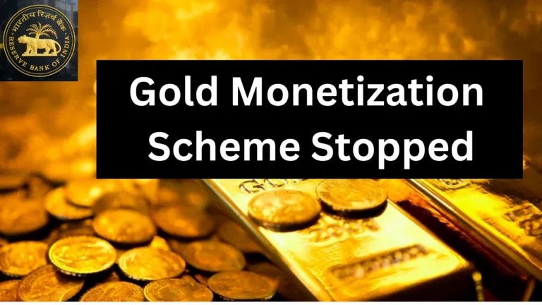 Gold Monetization Scheme Stopped