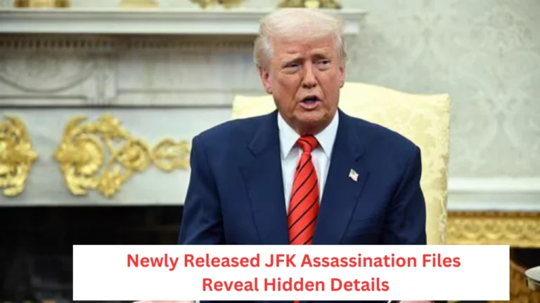 Newly Released JFK Assassination Files Reveal Hidden Details