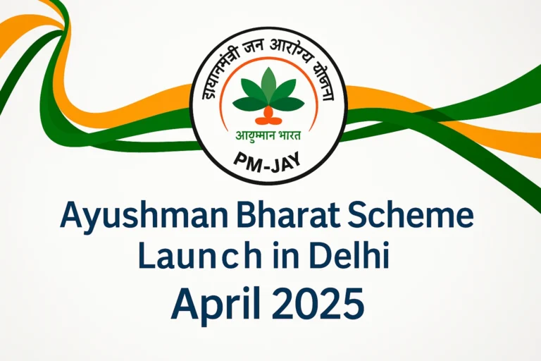 Delhi Launches Ayushman Bharat Scheme in April 2025