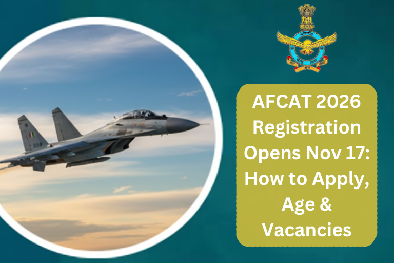 Aspirants applying online for AFCAT 2026 registration on Air Force portal