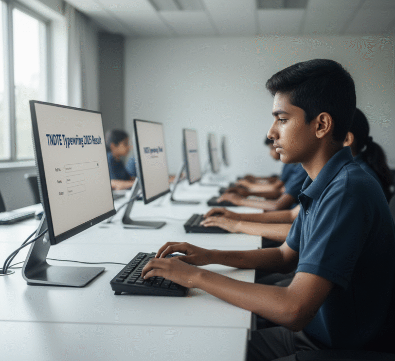 TNDTE Typewriting Result 2025 - Download GTE Aug 2025 Results PDF