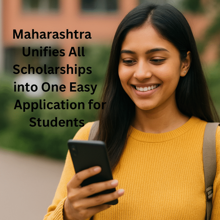 Maharashtra Merges All Scholarships into One Single Application